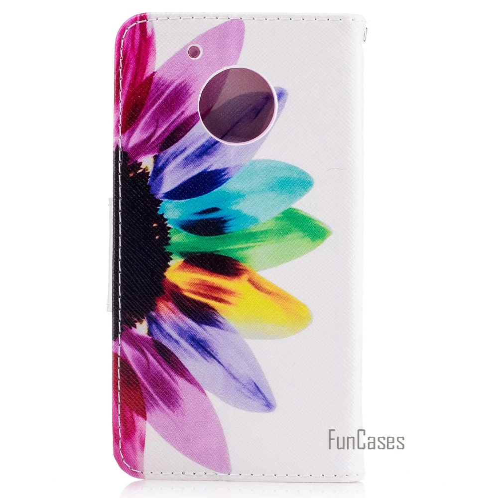 Флип Чехол Для Coque Lenovo Moto G5 чехол для Fundas Motorola крышка 5 дюймов + Подставка Карты