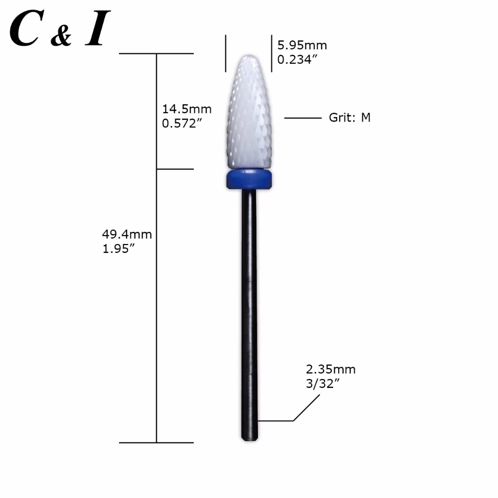 Керамическая насадка для маникюра-зернистость M-насадка маникюра | Красота и