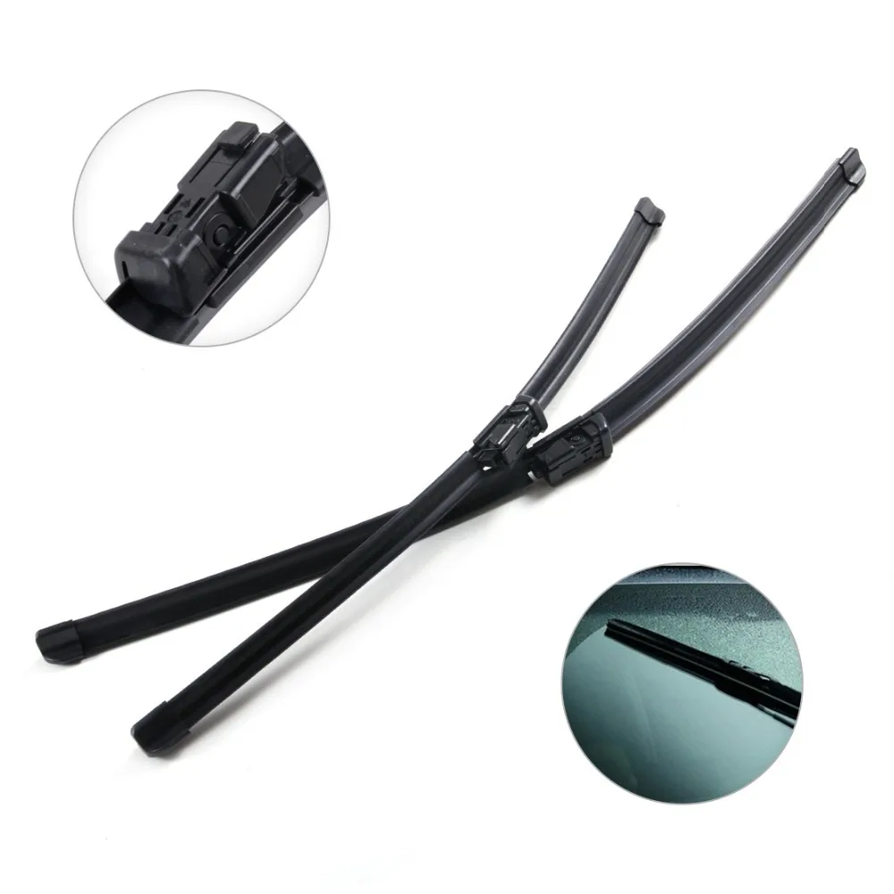 CITALL 24 &quot+ 20&quot Новое Безрамное стальное резиновое ветровое стекло для дождя +