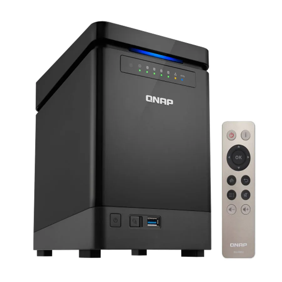 QNAP TS-453Bmini 8G 4-bay бесдисковый nas, nas сервер nfs Сетевое хранилище Облачное хранилище, 3 года гарантии