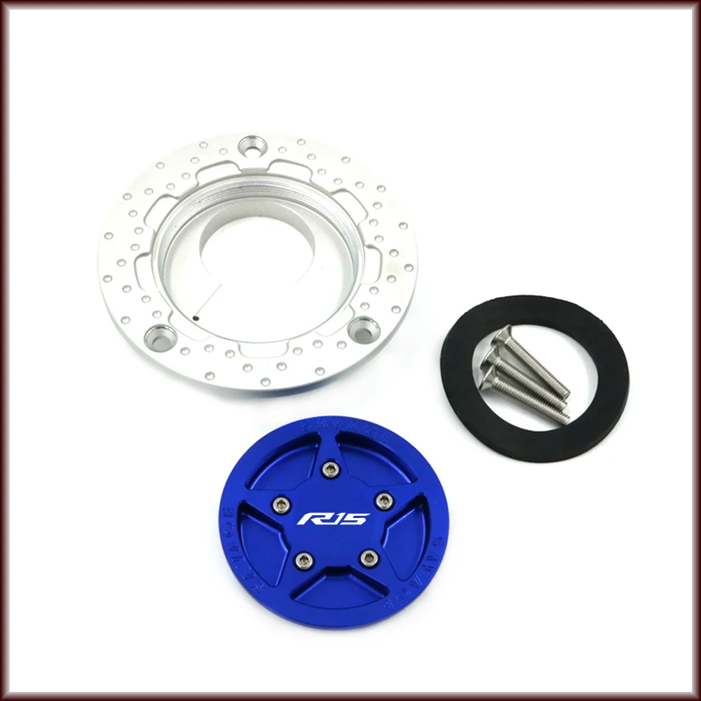 CNC крышка топливного бака для мотоцикла YAMAHA R15 R 15 V3 2017 2018 черный красный синий