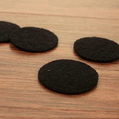 1CM Black 2000 шт. маленькие круглые Войлок 1 см тканевые подкладки цветок аксессуары патчи круглые фетровые диски - Цвет: 1CM Black
