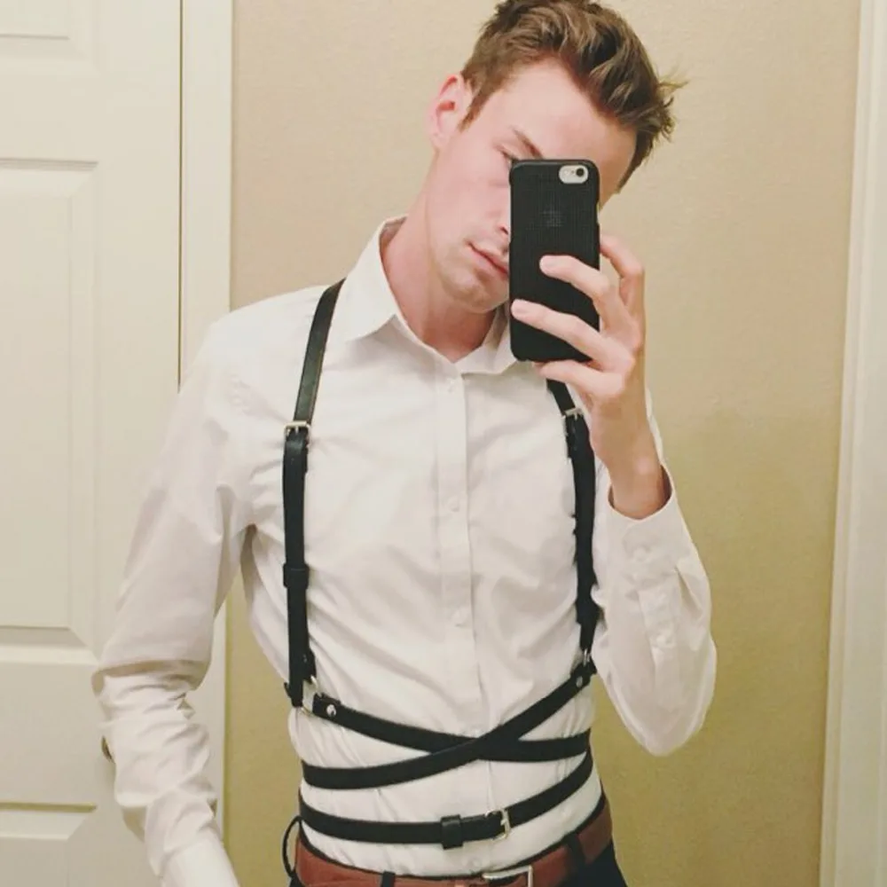 Готический дизайнерский мужской ремень высокое качество 100% ручная работа