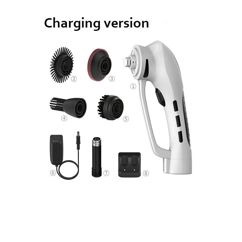 Charging version Xiaomi SHUNZAO IPX7 беспроводной ручной Электрический Очиститель скруббер Чистящая Щетка инструмент Перезаряжаемый для автомобиля дома Kicthen автомойка - Цвет: Charging version
