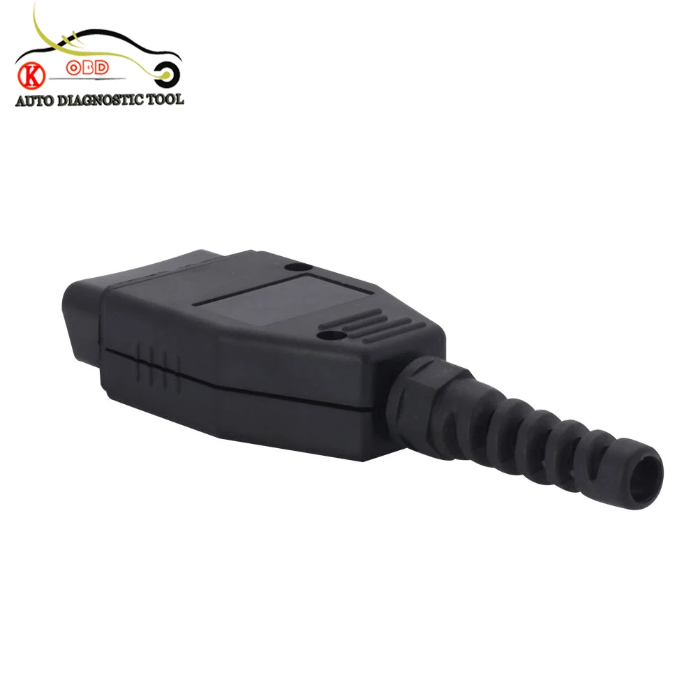 16 Булавки OBD 2 OBDII Мужской разъем адаптера подключения инструмента диагностики |