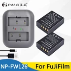 1200 мАч 2x NP-W126 NP W126 NPW126 батареи и двойное USB зарядное устройство для Fujifilm Fuji X-Pro1 XPro1 X-T1 XT1, HS30EXR HS33EXR X PRO1