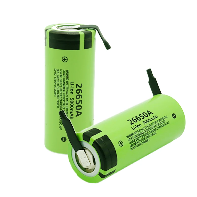 4 шт. Оригинальный аккумулятор для Panasonic 26650A 3.7V5000mAh высокой емкости 26650 литий