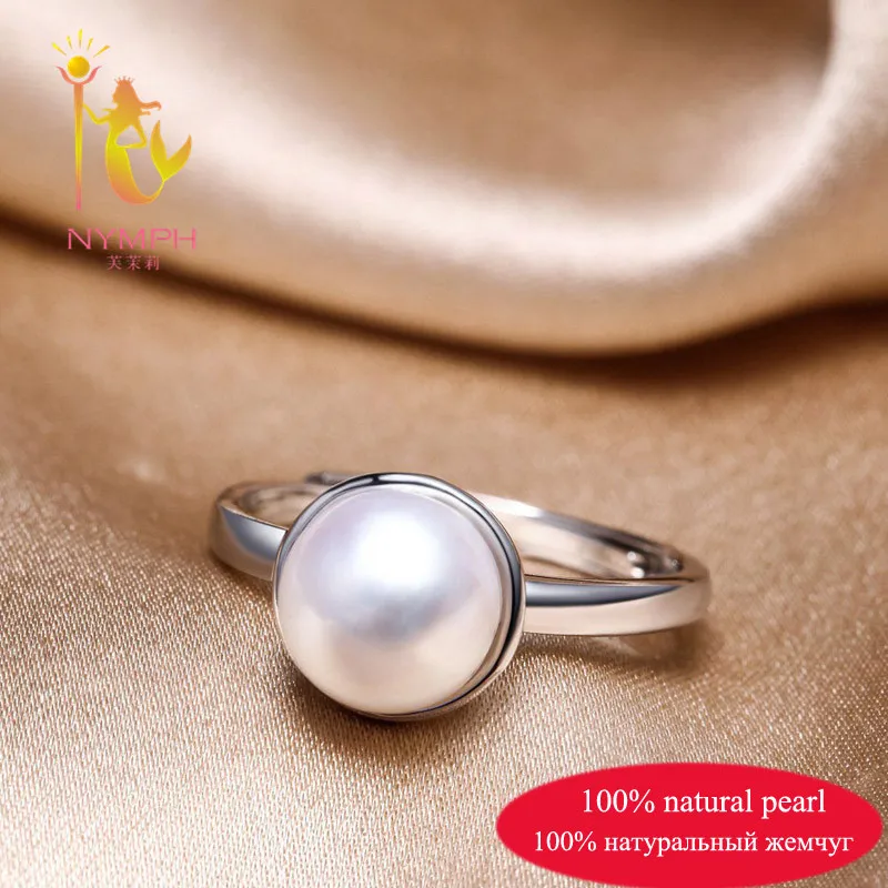 Женское жемчужное кольцо NYMPH из натурального белого жемчуга для вечеринок|ring