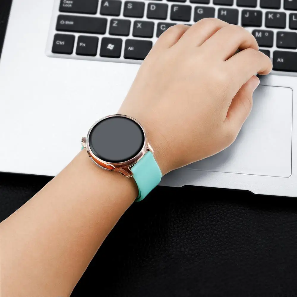 Мягкий защитный чехол из ТПУ с покрытием для Samsung Galaxy Watch Active 40 мм прочные модные