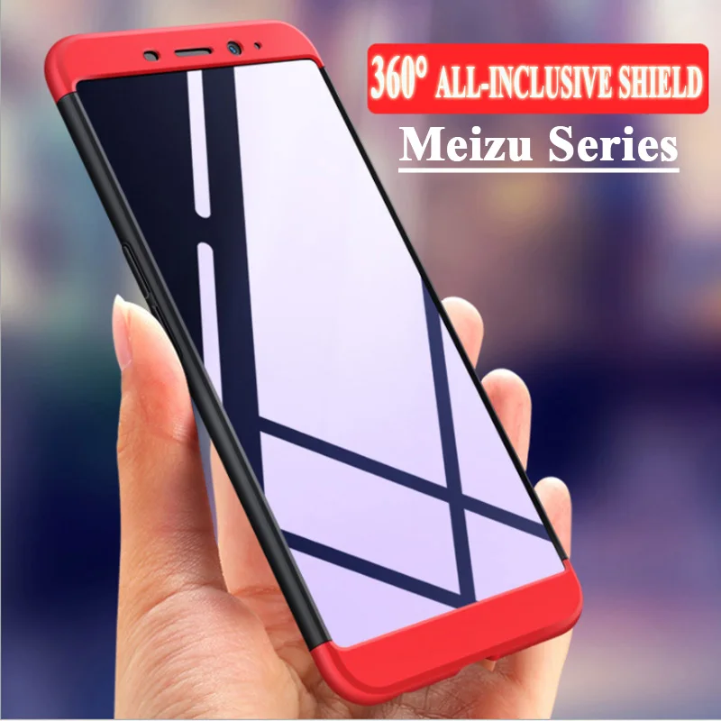 Case For Meizu M6 Note M6s S6 Cover Shockproof 360 Full Protection 3 in 1 Armor Hard Back Coque M5 Phone Cases |