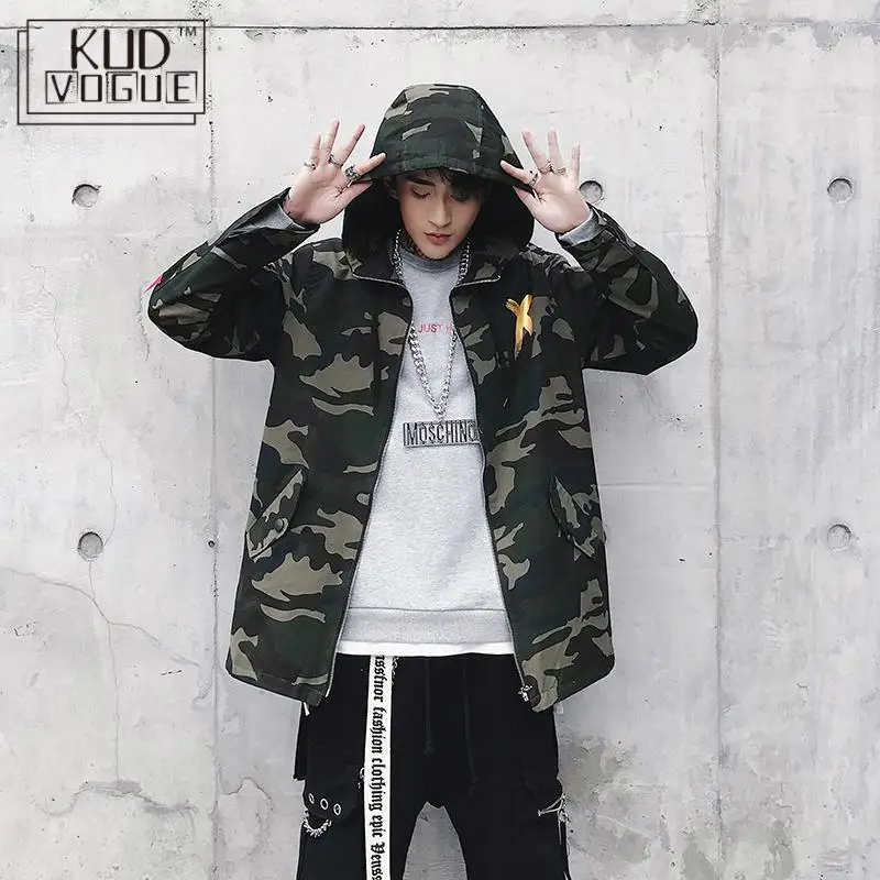 Мужская камуфляжная куртка X пальто куртки хип-хоп Camo Sunday Куртки размер США s-xl ветровка парка Корейская Военная армейская 4829