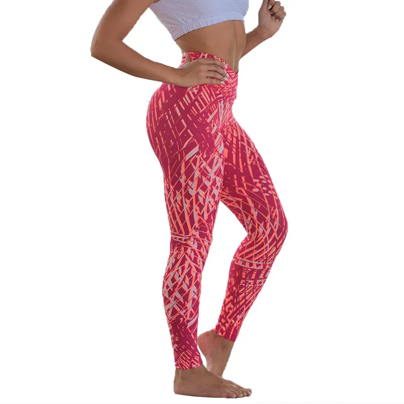 Jesdevico/новые женские леггинсы модные тонкие эластичные с цветочным принтом