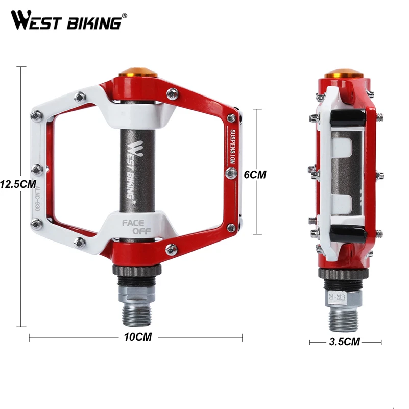 Велосипедные педали West Biking из магниевого сплава 9/16 дюйма|pedal magnesium|dh pedalscycling pedals |