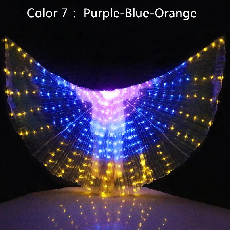 2018 реквизит для выступлений женщин танцевальная одежда девочек DJ LED крылья