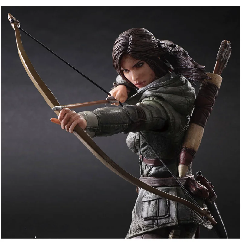 26 см игра искусство Rise of The Tomb Raider Lara Croft фигурка куклы игрушки ПВХ Коллекционная