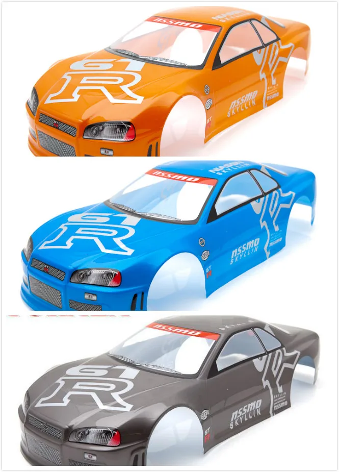 Ewellselling №: 020 ПВХ Окрашенный корпус 190 мм для 1:10 1/10 RC автомобиль