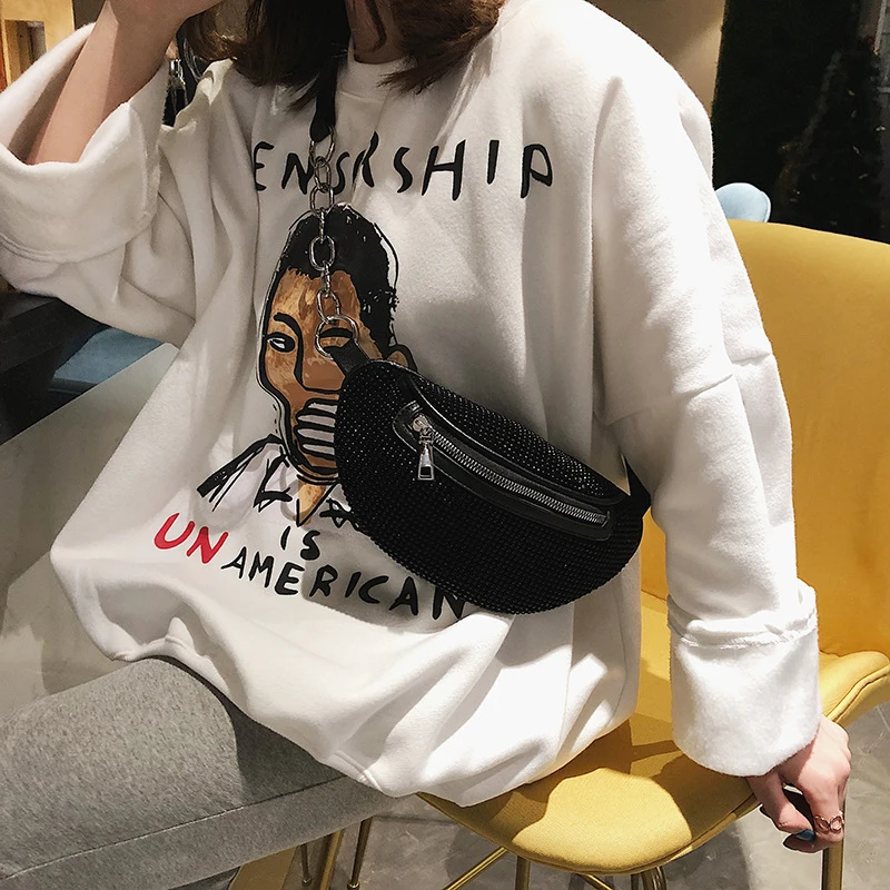 7 шт./лот Женские поясные сумки женская забавная сумка модная нагрудная бананка