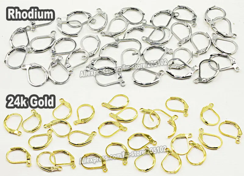 Бесплатная доставка 100 шт./лот хорошее качество латунные весенние серьги крючок