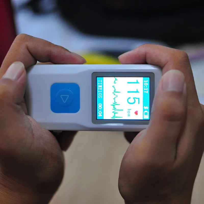Портативный аппарат для электрокардиографии Heart Beat мониторы, USB, Bluetooth, ЖК-дисплей здравоохранения домашнее Медицинское оборудование CE PM10