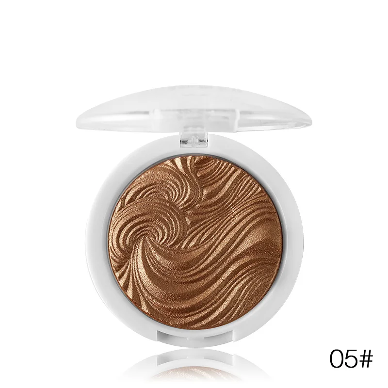 05 MISS ROSE, запеченое косметическое средство, мерцание блеск осветитель свечение, набор, осветляющая пудра, осветлить лицо бронзант, контур палитры макияжа - Цвет: 05
