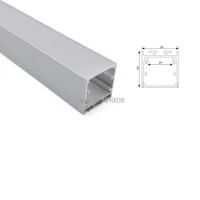 300 x 2m setslot 35mm deep u type aluminium led housings and top selling led aluminum extrusions for wall recessed lamps