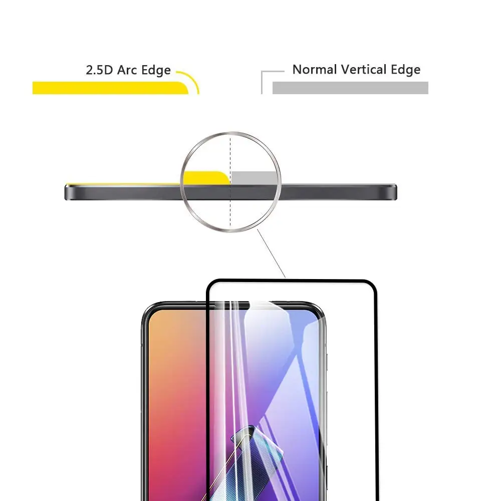 9H 5D ASUS Zenfone 6 ZS630KL полное покрытие закаленное стекло для полностью клейкая