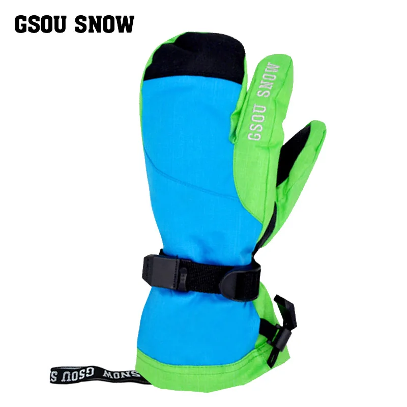 2018 GSOU Зимние перчатки для мужчин сноуборд лыжные guantes nieve с сенсорным экраном
