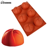 shenhong 6 holes 3d cake moulds special silicone mold geometric square for ice creams chocolates pastry art pan bakeware