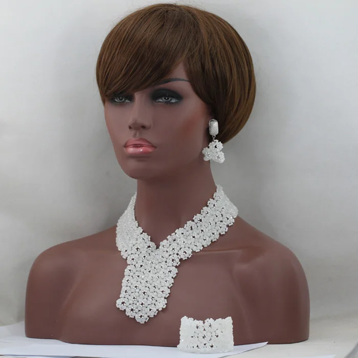 Ювелирный Комплект из бисера и в африканском стиле|african beaded jewelry|crystal jewelryafrican beads