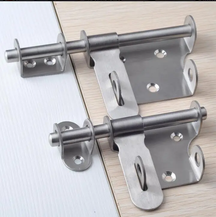 big size stainless steel Door Bolts Anti-theft lock buckle With screw
