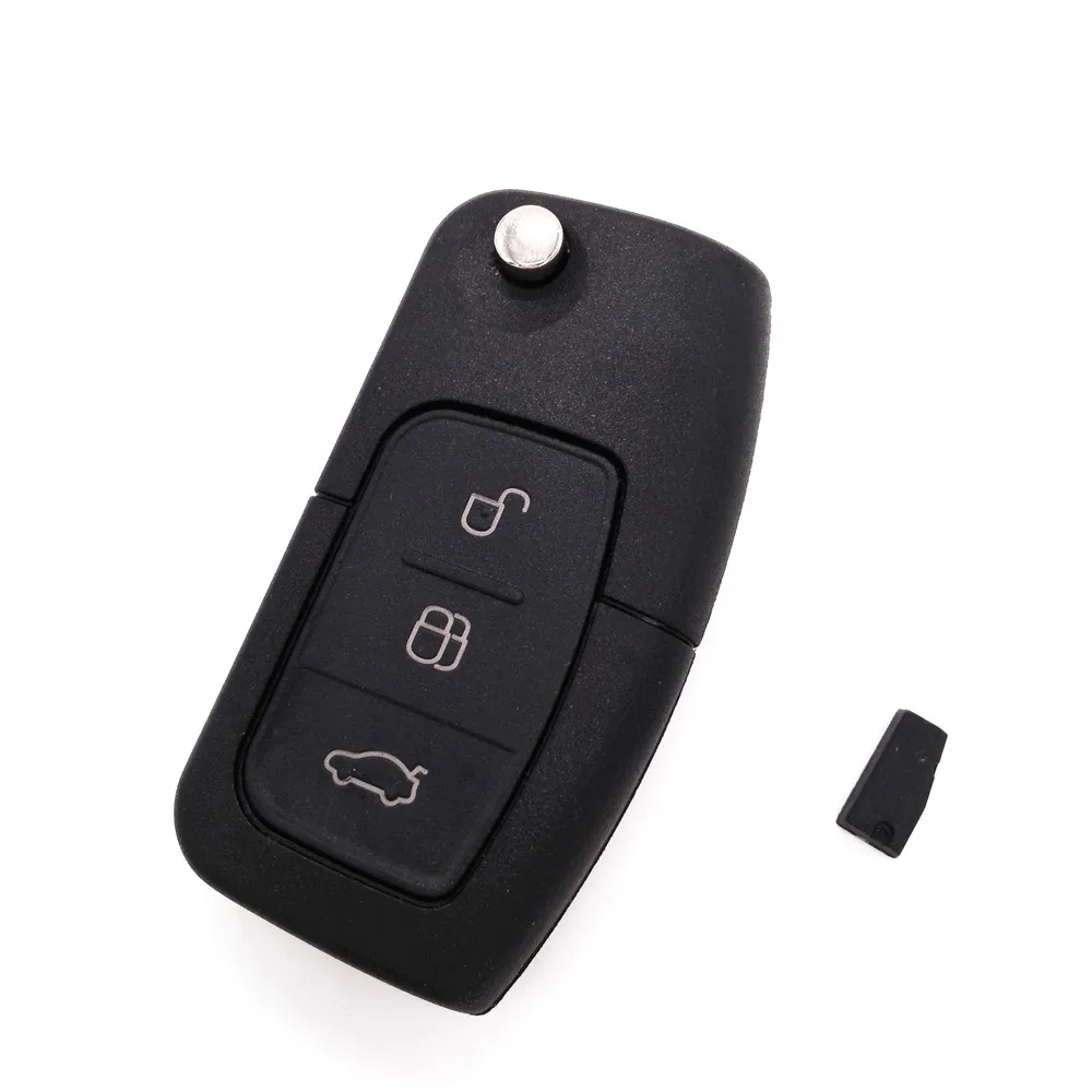 30 шт. DHL бесплатно для FORD Mondeo Focus Fiesta C Max S Galaxy 3 кнопки 433 МГц с чипом 4D63 БЕСКЛЮЧЕВОЙ