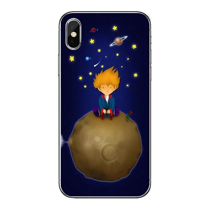 Силиконовый чехол для Samsung Galaxy A5 A6 A7 A8 A9 J4 J5 J7 J8 2017 2018 Plus Prime The Little Prince Night Planet France Art |