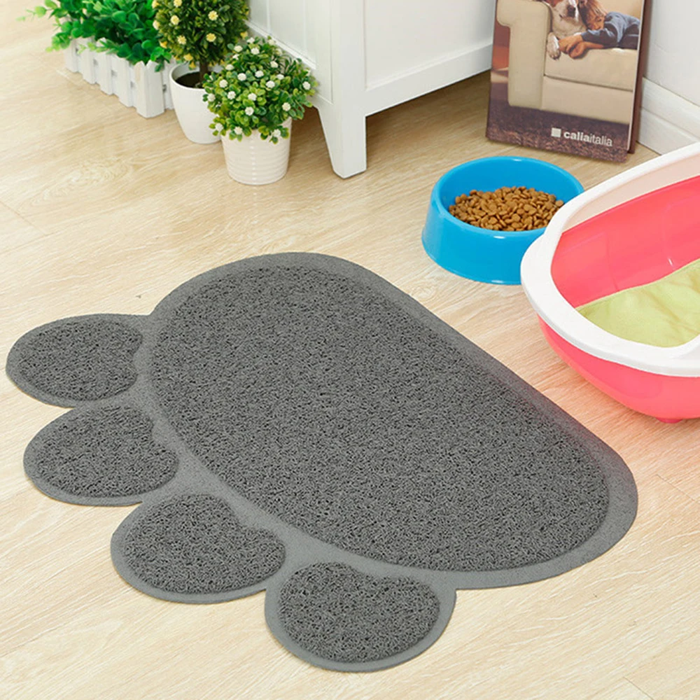 Pet Cat Toilet Mat Litter Trapper Bedpan Mats Food Beds Kitten Training Layer Accessory Product | Дом и сад