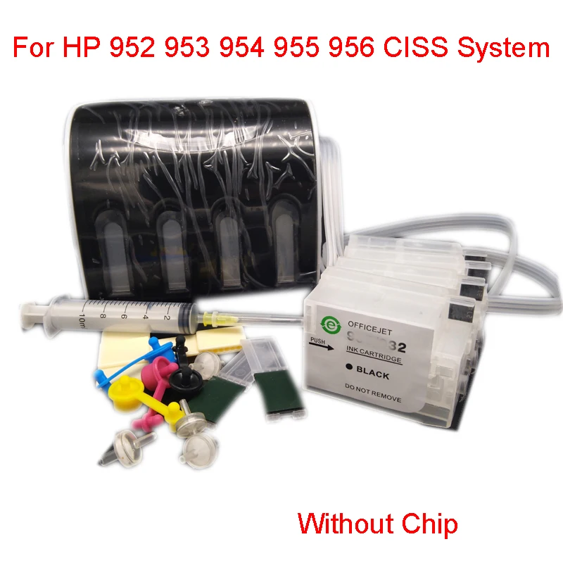 

einkshop For HP 952 953 954 955 956 CISS Ink System Without Chip For HP Officejet Pro 8730 8740 8735 8715 8720 8725 Printer