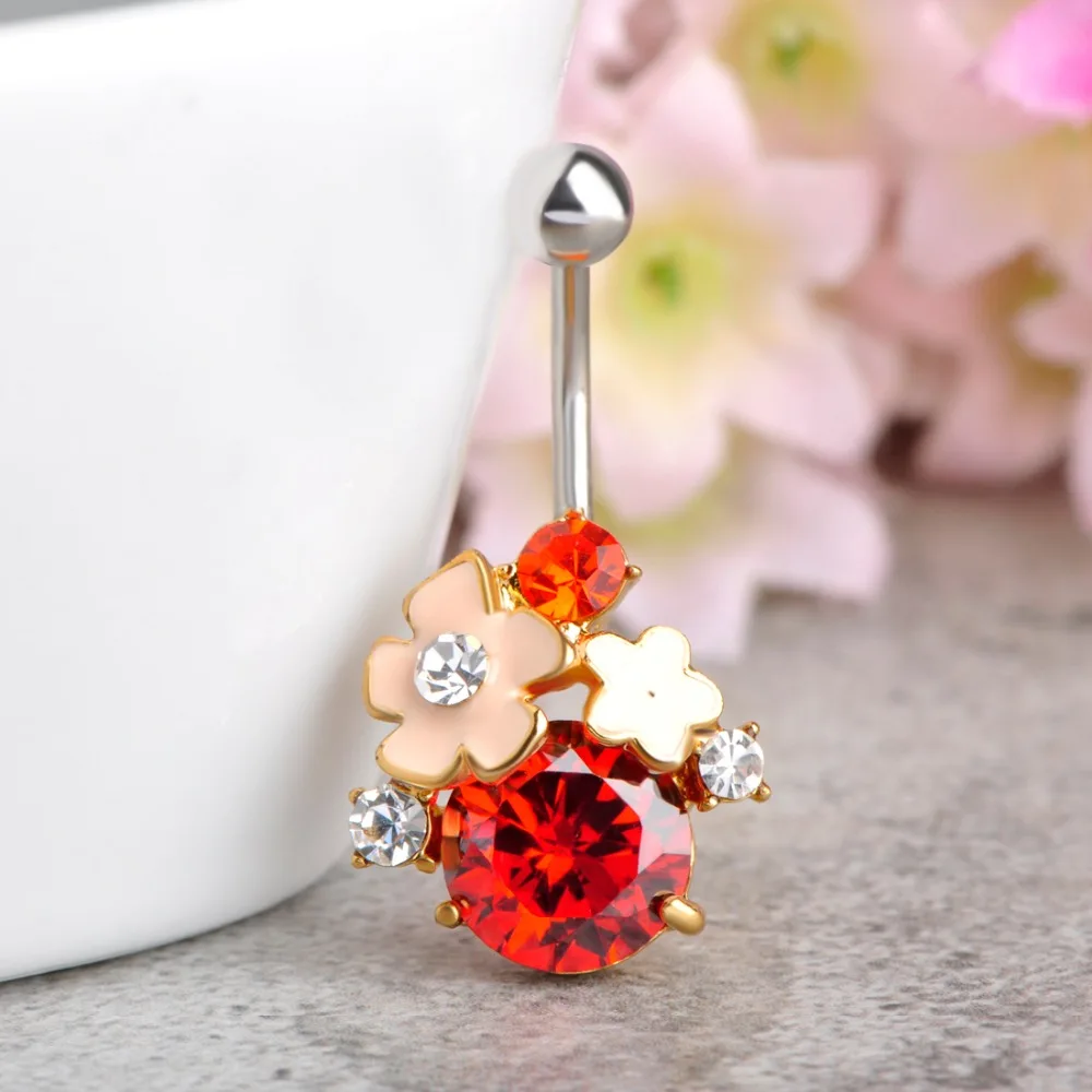 Пирсинг эмальт женский из нержавеющей стали пикантное Ювелирное Украшение в