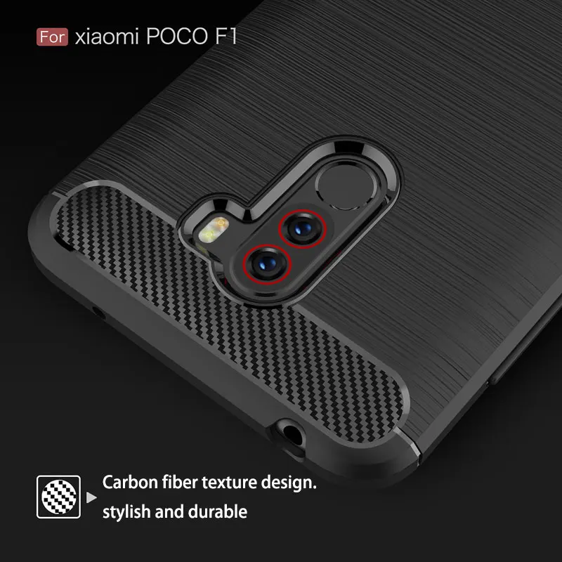 Мягкий защитный чехол из ТПУ Для xiaomi pocophone f1 силиконовый матовый нескользящий для