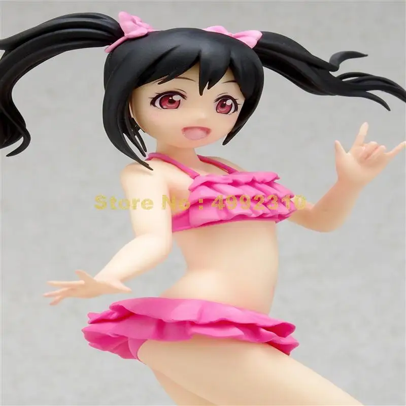 Аниме love live! Yazawa Нико в купальнике ПВХ фигурка Коллекционная Сексуальная Кукла 16