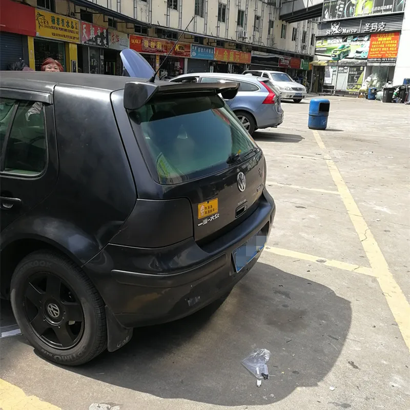 Для MK4 Golf 4 Спойлер ABS Материал заднее крыло автомобиля unpaint цвет VW Golf задний спойлер для Volkswagen Golf спойлер 2004-2008