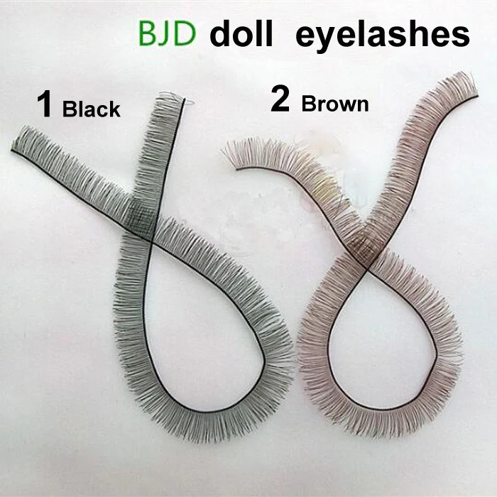 

Wholesales 5pcs/lot 8mm width *20cm length eyelashes for 1/3 1/4 BJD doll or reborn doll accessory
