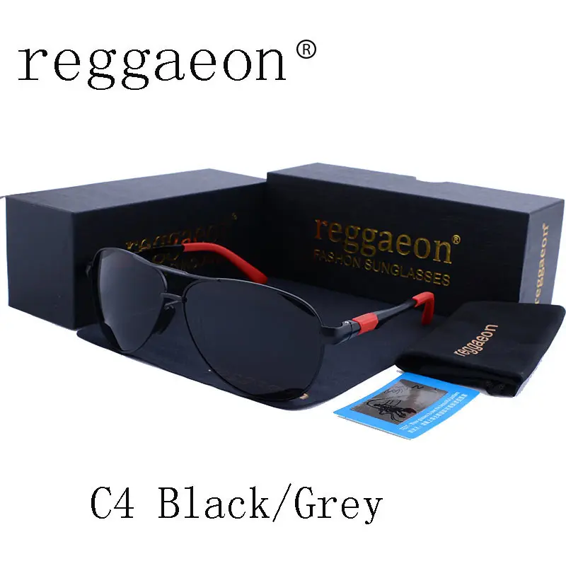 Reggaeon 2017 новые мужские солнцезащитные очки поляризационные для вождения в