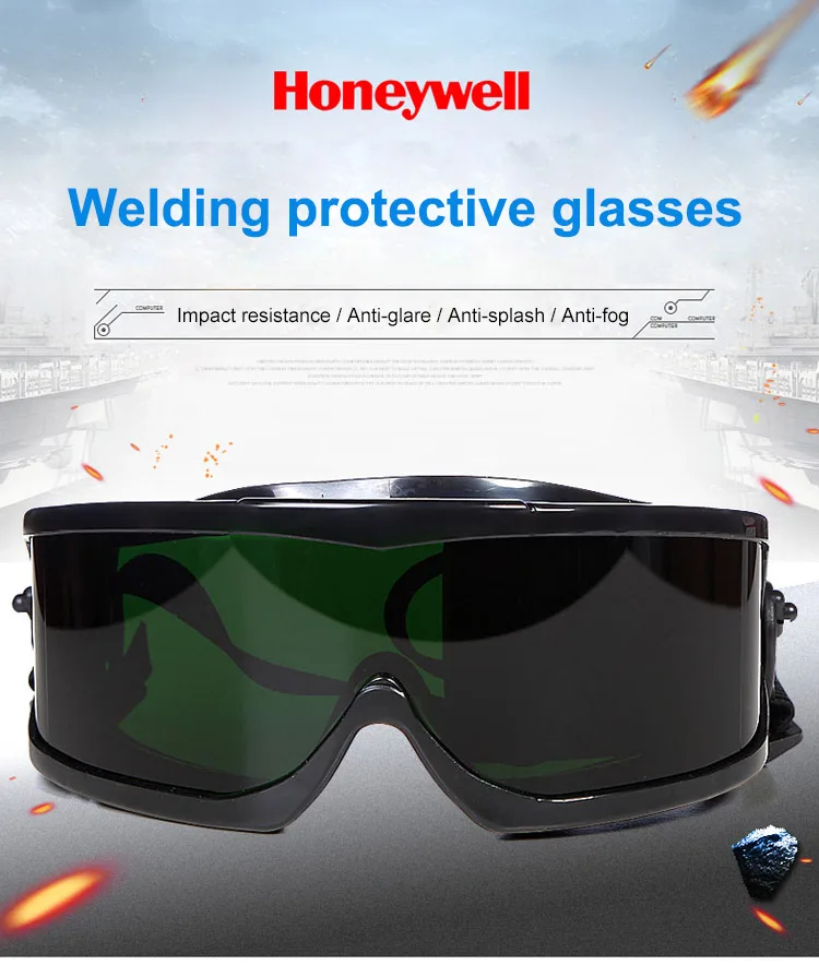 Honeywell сварочные очки аргоновые дуговые сварщики защитные очки трудовое страхование анти-всплеск Антибликовые Защитные Очки
