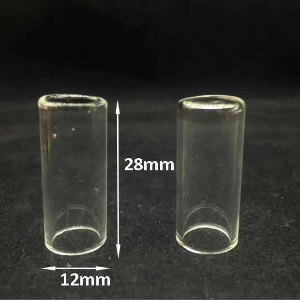 

50pieces 28*12mm tube shape glass bottle with double opening glass globes jewelry vial pendant handcrafted jewelry findings