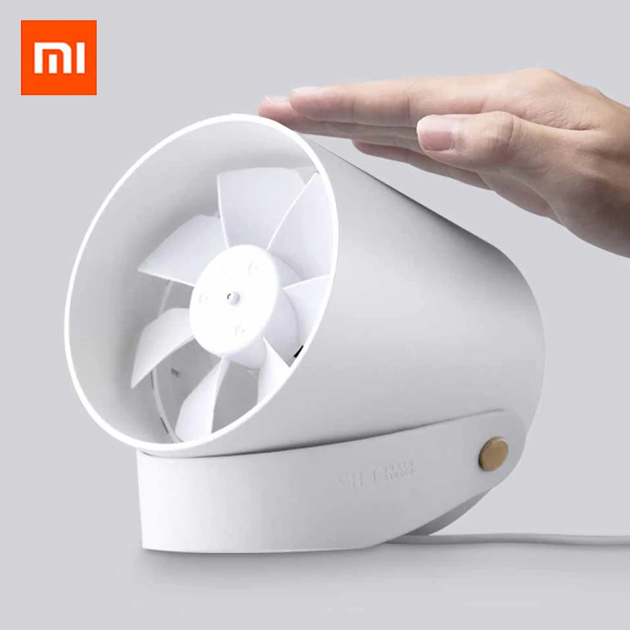 Оригинальный Xiaomi Mijia VH мини USB Настольный вентилятор с сенсорным выключателем 2