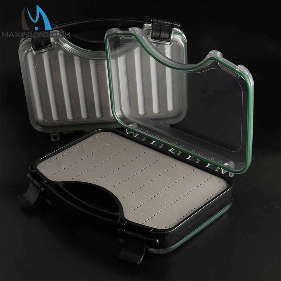 Maximumcatch Waterproof Super Fly Suitcase Box Double Side With Slottedand Notched Foam 275*195*60mm | Fishing Tackle Boxes