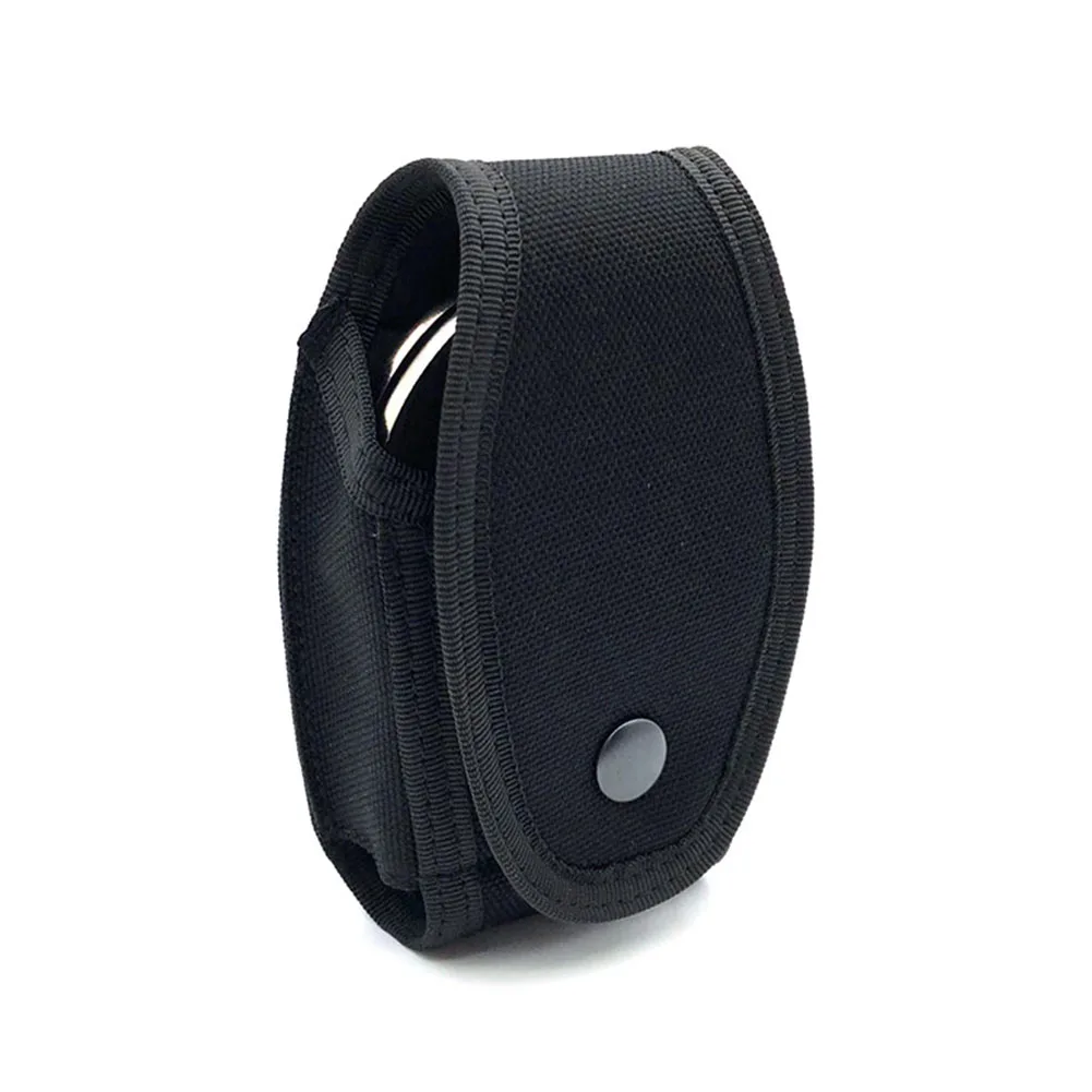 Wear Resistant Pouch Holster Lightweight Practical Waist Bag Portable Outdoor Nylon Sports Handcuff Holder Tactical Snap Button
