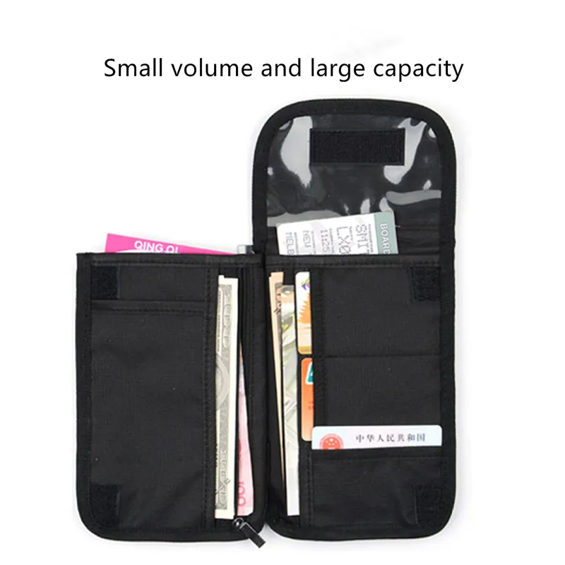 

BISI GORO 2021 New Fashion Women Unisex Multi-function Travel Passport Package RFID Long Paragraph Hanging Neck Document Package