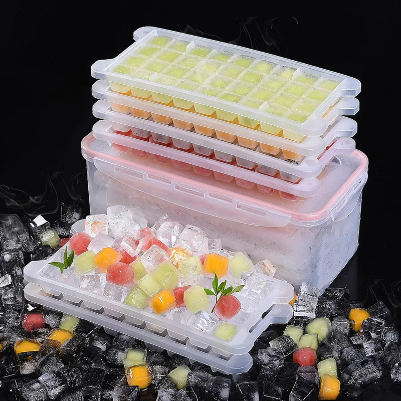 

Fashion Ice Cube Freeze Mold Popsicle Maker Portable DIY Tool for Party Pudding Jelly