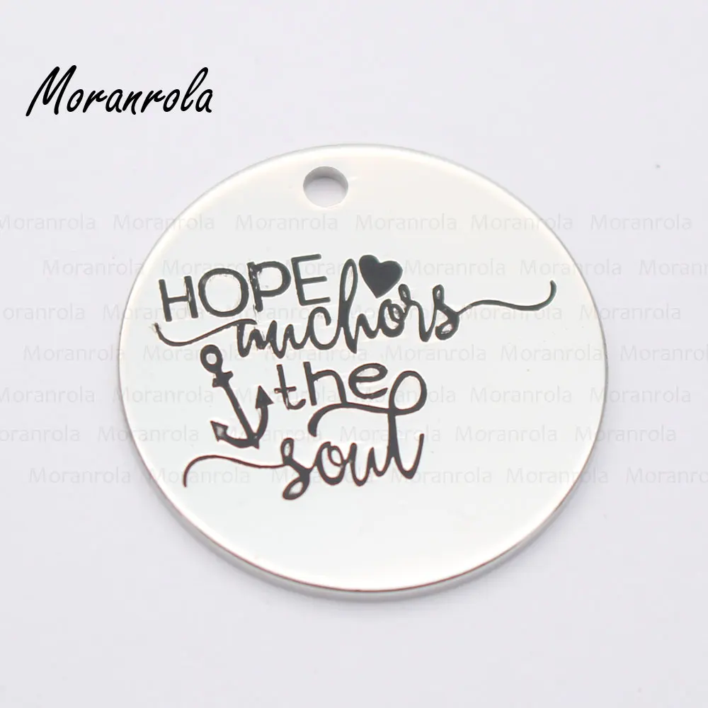Новое Колье и брелок arried Hope Anchors the Soul медное Серебряное колье очаровательное