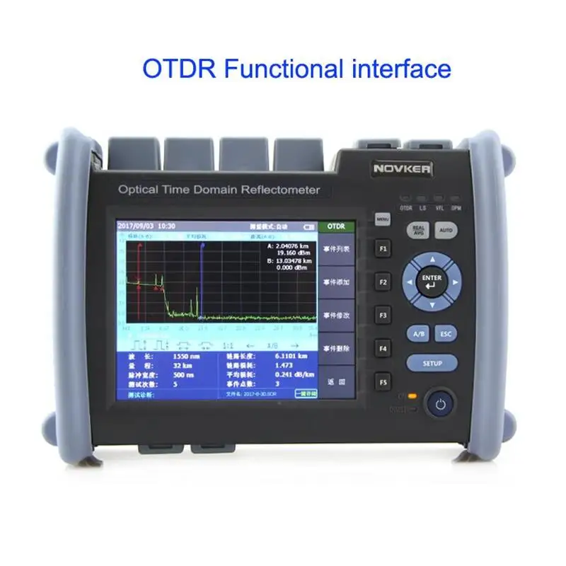 NK6000 OTDR оптический волоконный тестер обнаружения дефектов кабеля 35/33 дБ|Детали