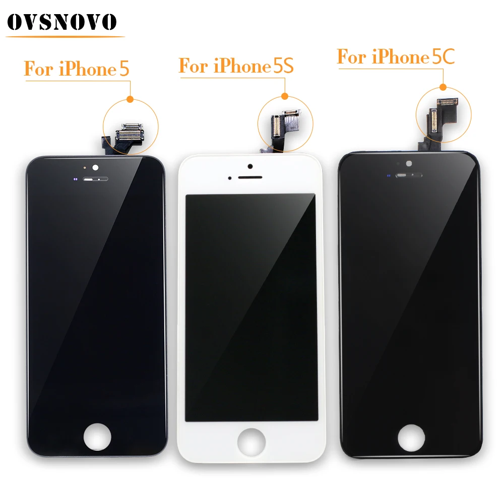 ЖК экран Ovsnovo для iPhone 5 сенсорный с дигитайзером 5c 6 plus Замена дисплея высокое